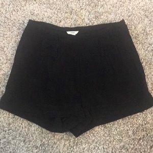 Black shorts rayon